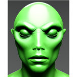 Green Alien Face  Science fiction T-Shirt<br><div class="desc">Green Alien Face Science fiction T-Shirt Alien Space Futuristic Beautiful colour Realistic Art</div>