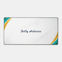 Green and Yellow Modern Pattern with Custom Sign