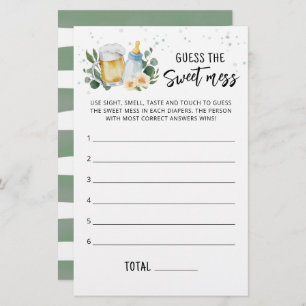 Green Baby est en train de brasser Devinez le jeu