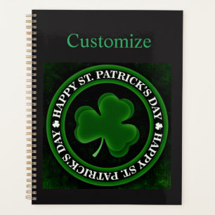 green/black shamrock St Patrick's Day Irish Pride