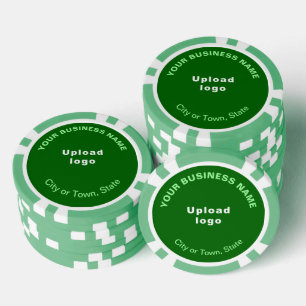 Green Business Marque sur les jetons de poker