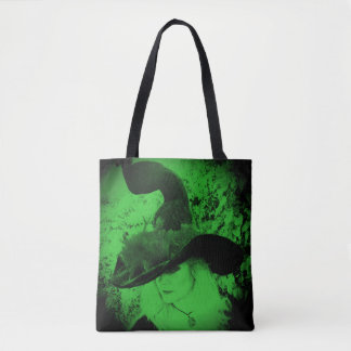 Green Cheeky Witch Wiccan Pagan Sac fourre-tout Sh