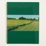 Green Countryside Landscape<br><div class="desc">Organize your year with this beautiful minimalist landscape spiral planner. The cover features a serene green countryside illustration that brings a sense of calm to your daily scheduling. Perfect for students, professionals, or nature enthusiasts, this planner combines a professional layout with a trendy flat art aesthetic to keep you inspired...</div>