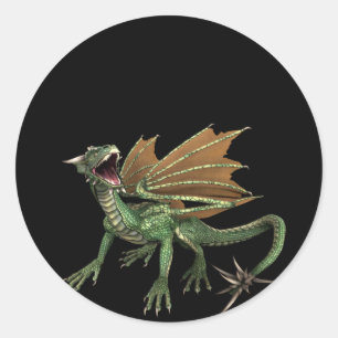 Green Dragon Design 1 :: Stickers Imaginaire