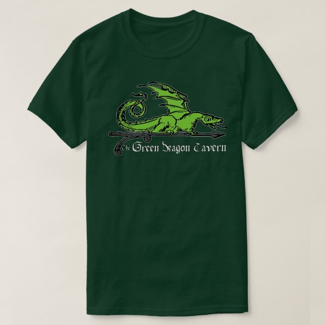 Green Dragon Tavern TShirt 2 (Design devant)