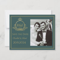 Green Elegant Golden Calligraphy Enregistrer la da