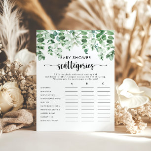 Green Eucalyptus Baby shower Scattegmes