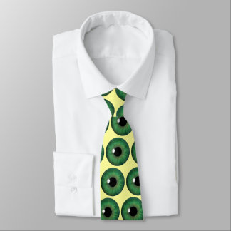 Green Eye Iris Cool Eyball Cravates personnalisés