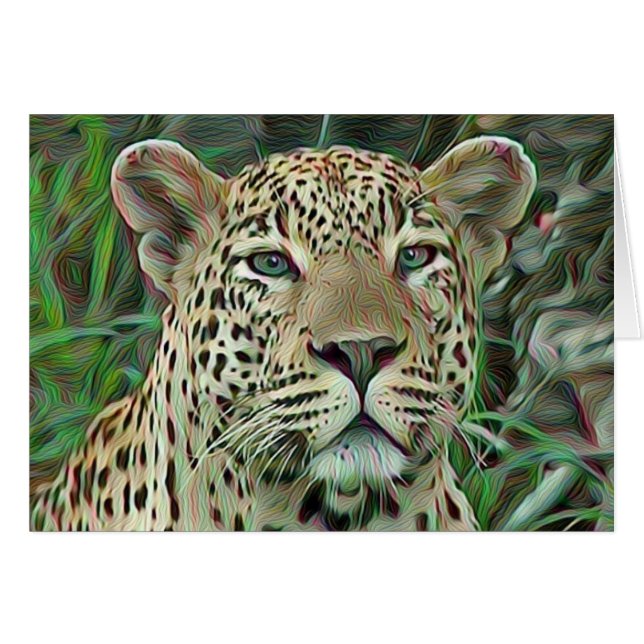 Green Eyed Leopard (Devant horizontal)