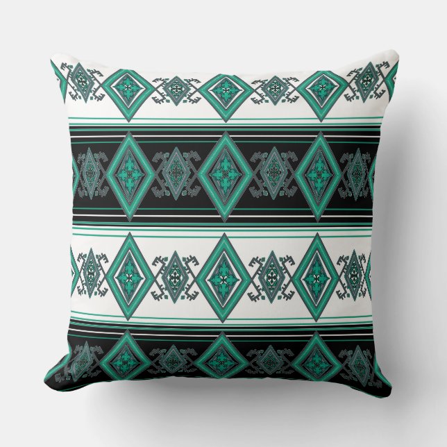 Green Folk Design Coussin réversible (Recto)