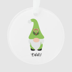Green Gnome NAME Joyeuses Fêtes Année Fun