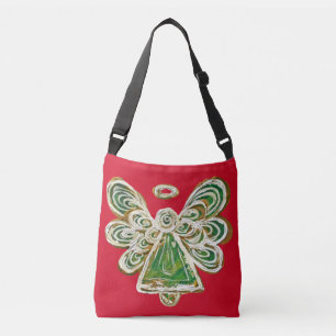 Green Guardian Angel Purse Vacances Croix Sacs de