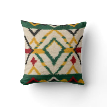Green Kilim Coussin : L'Accent Parfait