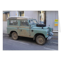 Green Land Rover