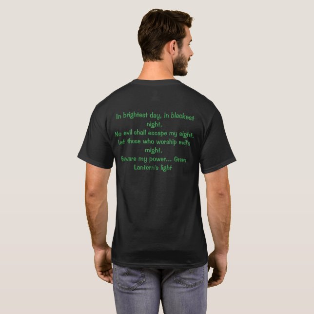 Green lantern t-shirt   (Dos entier)