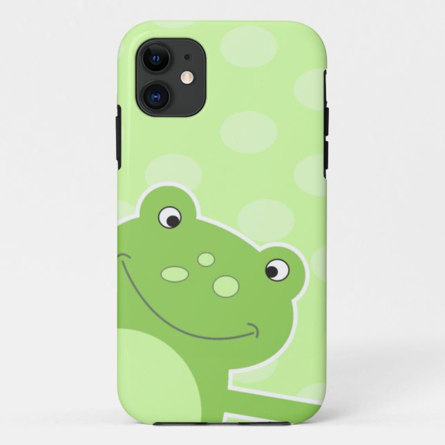 Green Leap Frog iPhone 5 Coque (Dos)