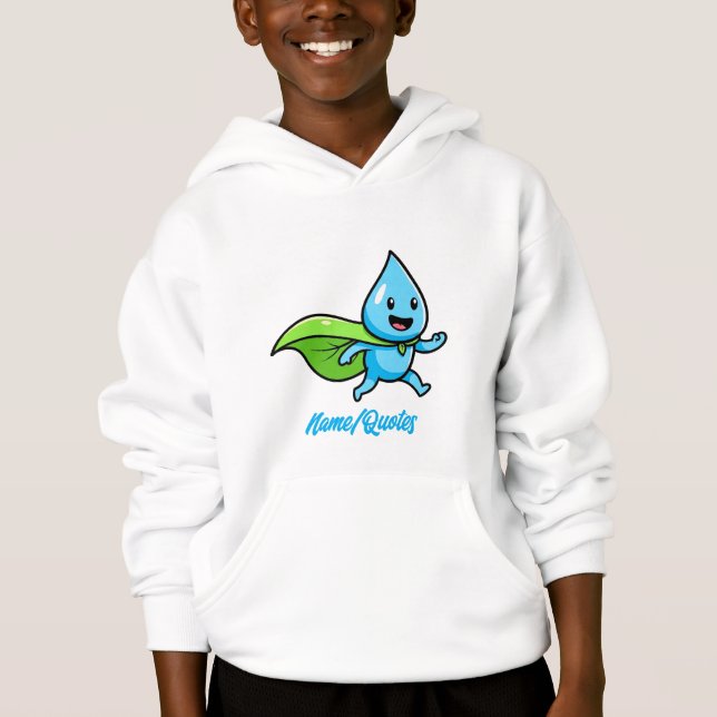 Green Lifestyle Water Drop Character (Devant)