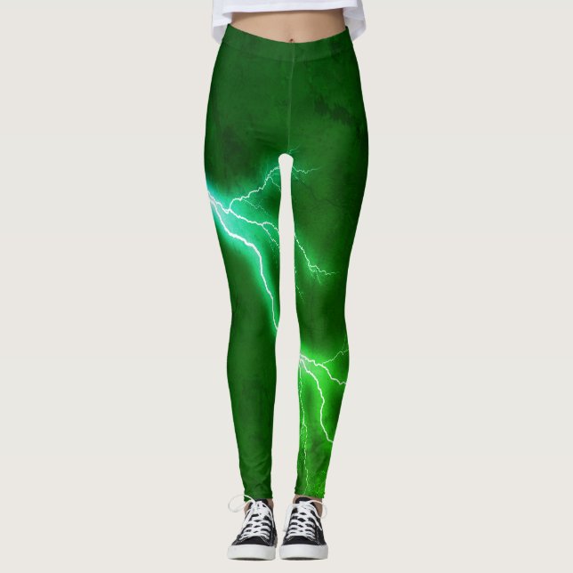 Green Lightning Leggings (Devant)
