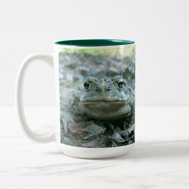 Green Montana Toad Amphibian LG Mug Deux tons (Gauche)