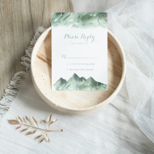 Green Mountain Country Calligraphie RSVP