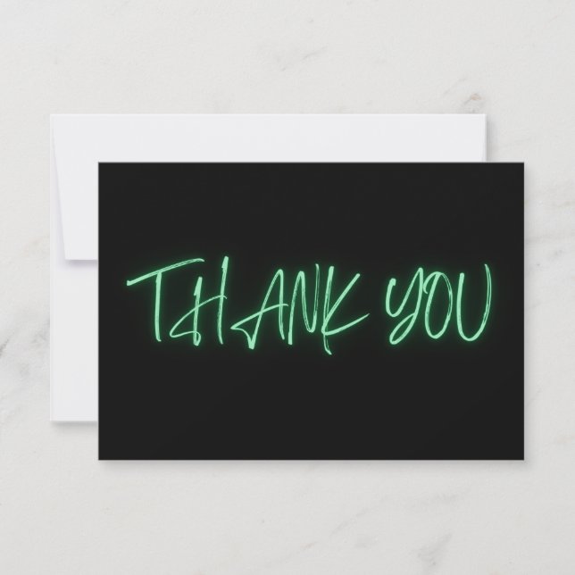 Green Neon Merci tendance (Devant)