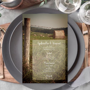 Green Pastures Country Farm Menu Mariage