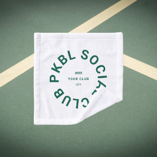 Green PKBL Social Club Pickleball Face