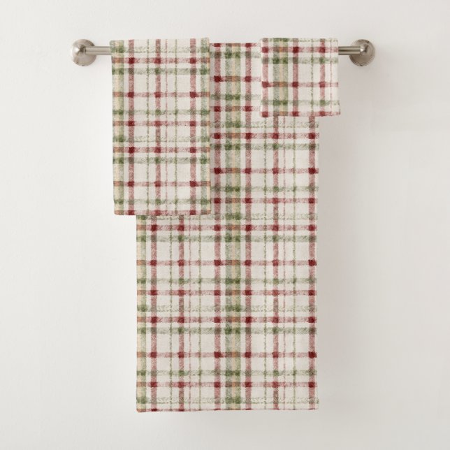 Green Red Cream Stripes  (En situation)