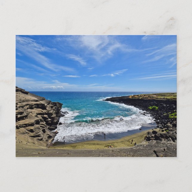 Green Sand Beach - Big Island, Hawaii - Carte post (Devant)
