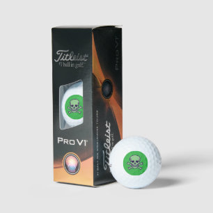 Green Skull green Titleist 2023 Pro balles de golf