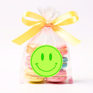 Green Smile One Happy Dude/Gal Stickers Anniversai