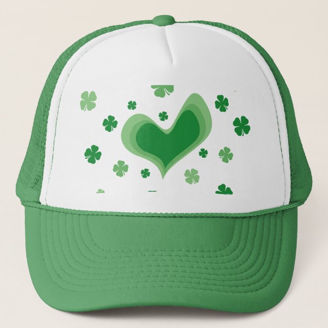 Green St Patrick's day casquette (Devant)
