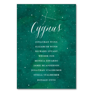Green Stars Galaxy Siège Carte Carte Cygnus