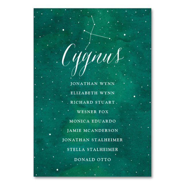 Green Stars Galaxy Siège Carte Carte Cygnus (Par défaut)