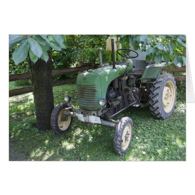 Green Steyr Tractor 80A (Devant horizontal)