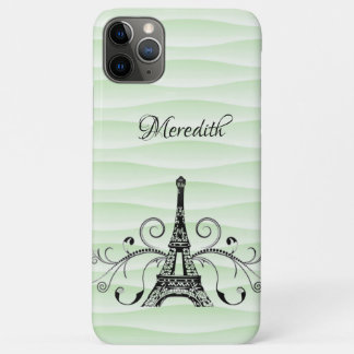 Green Tour Eiffel Coque-Mate coque iphone