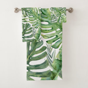 Green Tropical Palm Feuille Summer Island Breeze