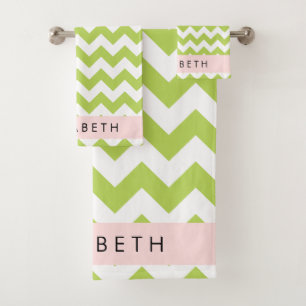 Green Zigzag, Green Chevron, Votre Nom