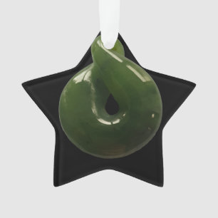 GREENSTONE POUNAMU KIWI NOËL MERI KIRIHIMETE