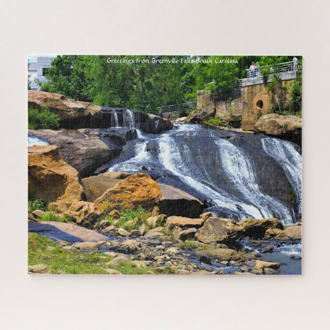 Greenville Falls Caroline du Sud Jigsaw Puzzle (Horizontal)