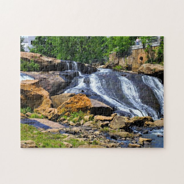 Greenville Falls Caroline du Sud. Jigsaw Puzzle (Horizontal)
