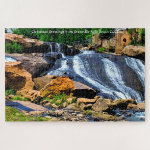 Greenville Falls Caroline du Sud Jigsaw Puzzle