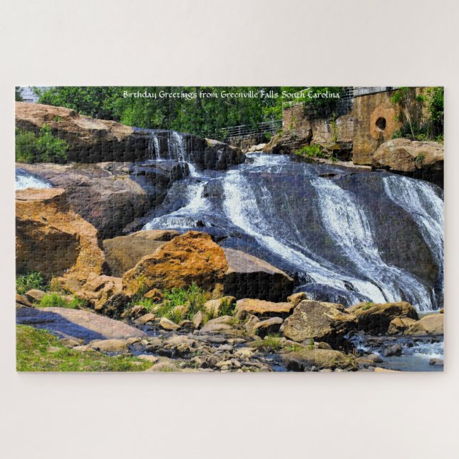 Greenville Falls Caroline du Sud Puzzle (Horizontal)