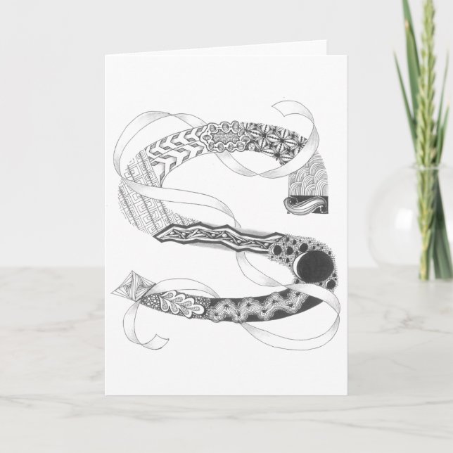 Greeting Card - Zenletter "S" (Devant)