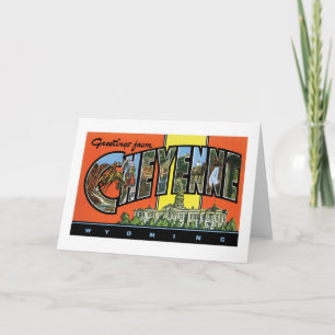 Greetings from Cheyenne, Wyoming ! Carte postale