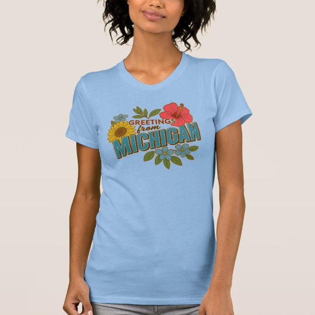 Greetings from Michigan t-shirt (Devant)
