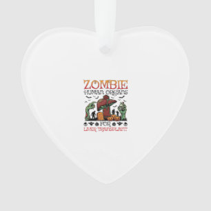 Greffe de foie d'organes humains de zombie Hallowe