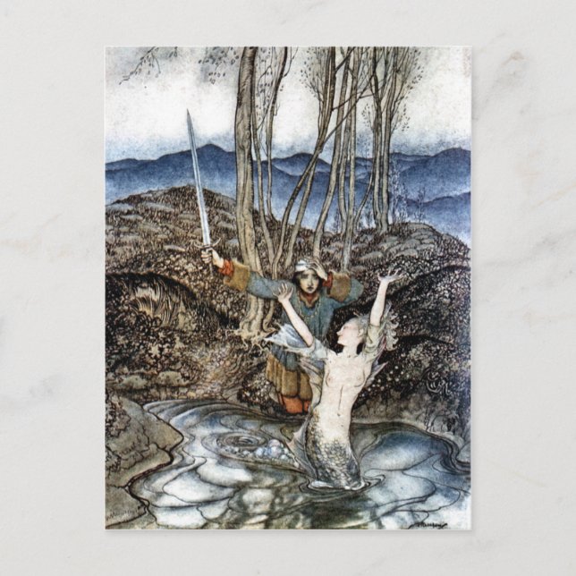 Greffier Colvill et la carte postale Mermaid (Devant)