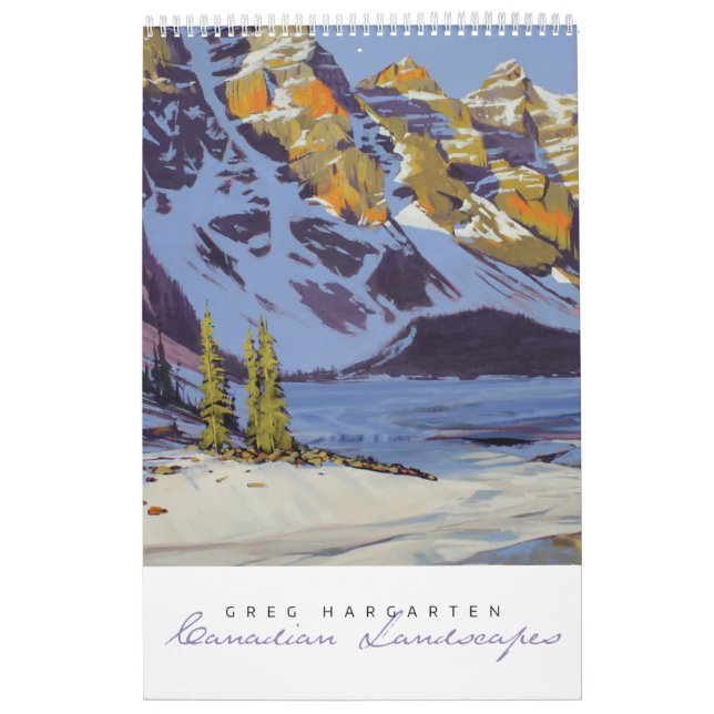 Greg Hargarten Calendrier des paysages canadiens (Protection)