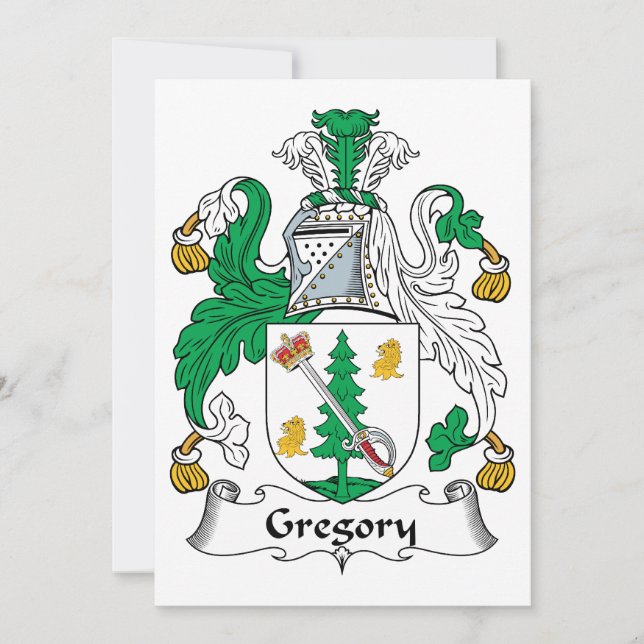 Gregory Family Crest (Devant)